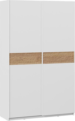 Шкаф-купе ТриЯ Оскар Скания Т2 1400 / 268602 (ручка белая/белый снег/белый снег/дуб тортугга) - 