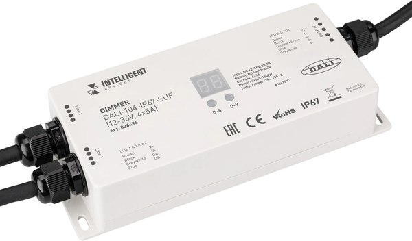 Диммер для светодиодной ленты Arlight Intelligent DALI-104-IP67-SUF / 026496
