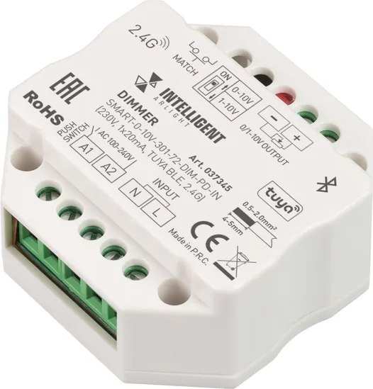 Диммер для светодиодной ленты Arlight Intelligent SMART-0-10V-301-72-DIM-PD-IN / 037345