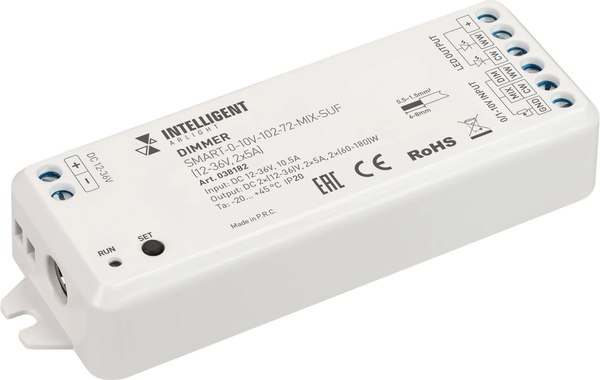 Диммер для светодиодной ленты Arlight Intelligent SMART-0-10V-102-72-MIX-SUF / 038182
