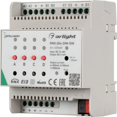 

Диммер, Intelligent KNX-204-DIM-DIN / 025660