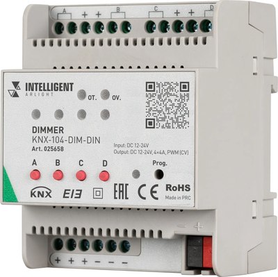 

Диммер для светодиодной ленты, Intelligent KNX-104-DIM-DIN / 025658