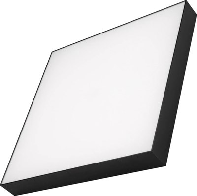 

Потолочный светильник, SP-QUADRO-S500x500-50W Warm3000 BK 120deg / 034802