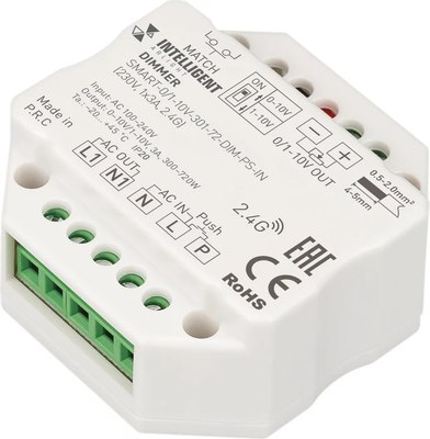 

Диммер, Intelligent SMART-0/1-10V-301-72-DIM-PS-IN / 028434(1)