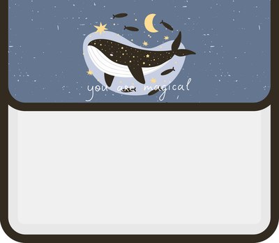 Папка для тетрадей ArtSpace The Magic Whale / ПТ-45О0007 - 