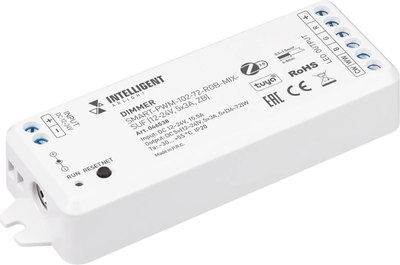 

Диммер для светодиодной ленты, Intelligent SMART-PWM-102-72-RGB-MIX-SUF / 046538