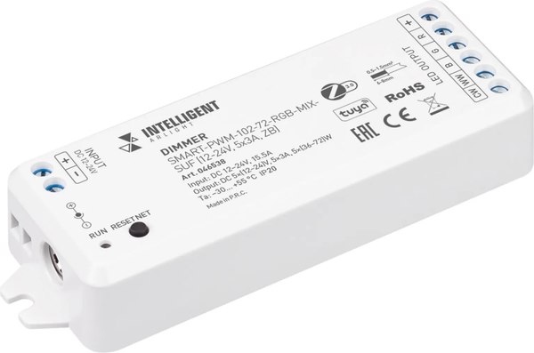 Диммер для светодиодной ленты Arlight Intelligent SMART-PWM-102-72-RGB-MIX-SUF / 046538