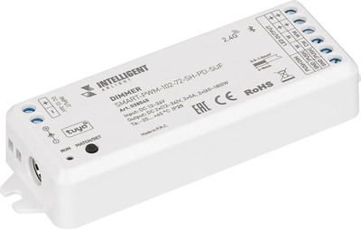 

Диммер для светодиодной ленты, Intelligent SMART-PWM-102-72-SH-PD-SUF / 038545