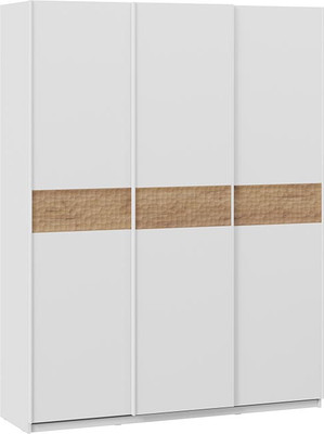 Шкаф-купе ТриЯ Оскар Скания Т2 1800 / 268668 (ручка белая/белый снег/белый снег/дуб тортугга) - 