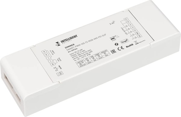 Диммер для светодиодной ленты Arlight Intelligent SMART-PWM-105-72-RGB-MIX-PD-SUF / 037344