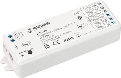 

Диммер для светодиодной ленты, Intelligent SMART-PWM-105-72-RGB-MIX-SUF / 036115
