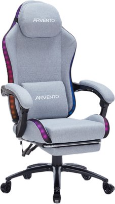 Кресло геймерское Arvento Chester (серый) - 