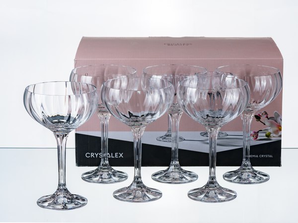 Набор бокалов Crystalex Magnolia Optic 40934/8/190 (6шт, прозрачный)