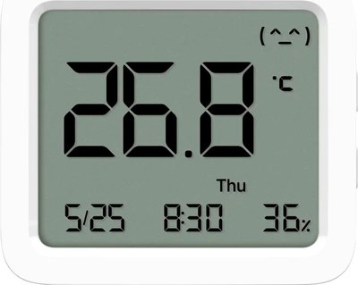 Метеостанция цифровая Xiaomi Smart Temperature and Humidity Monitor 3 BHR9041GL / MJWSD05MMC - 