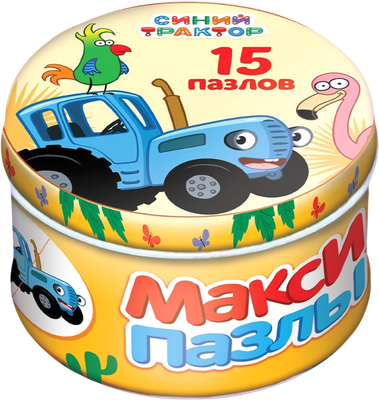 Развивающая игра Синий трактор Макси-пазлы. Синий трактор в тропиках / 9572836 - 
