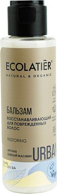 Бальзам для волос Ecolatier Восстанавливающий Аргана и Белый жасмин (100мл) - 