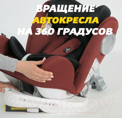 Автокресло Lorelli Lusso SPS Isofix Black Red / 10071112018