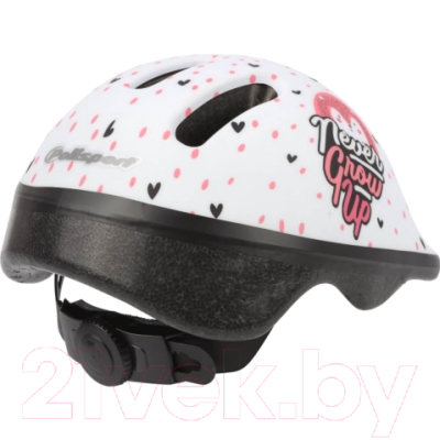 Защитный шлем Polisport Hoggy 44/48 / 8740200048 (белый/розовый)