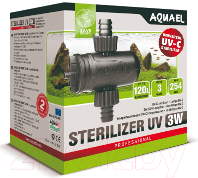 УФ-стерилизатор для аквариума Aquael Sterilizer UV-C AS 3W / 115031