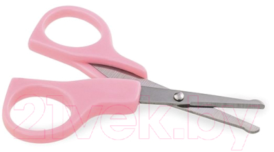 Ножницы для новорожденных Happy Care 47 (розовый)