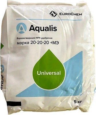 Удобрение ЕвроХим NPK Марка 20:20:20 +МЭ Aqualis / 4815629000371 (5кг) - 