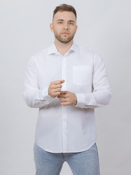 Рубашка NADEX 01-088912/102-25 (р.182/188-120-46, белый)