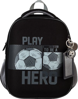 Школьный рюкзак Schoolformat Ergonomic Light 2 Герой футбола / РЮКЖКМБ2-ГФ (черный) - 