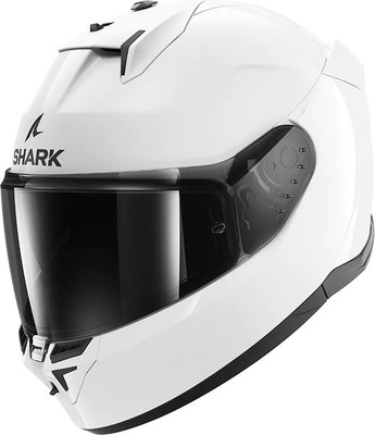 Мотошлем Shark Helmets D-SKWAL 3 Blank / HE0900E-WHU-M (р.M, белый) - 