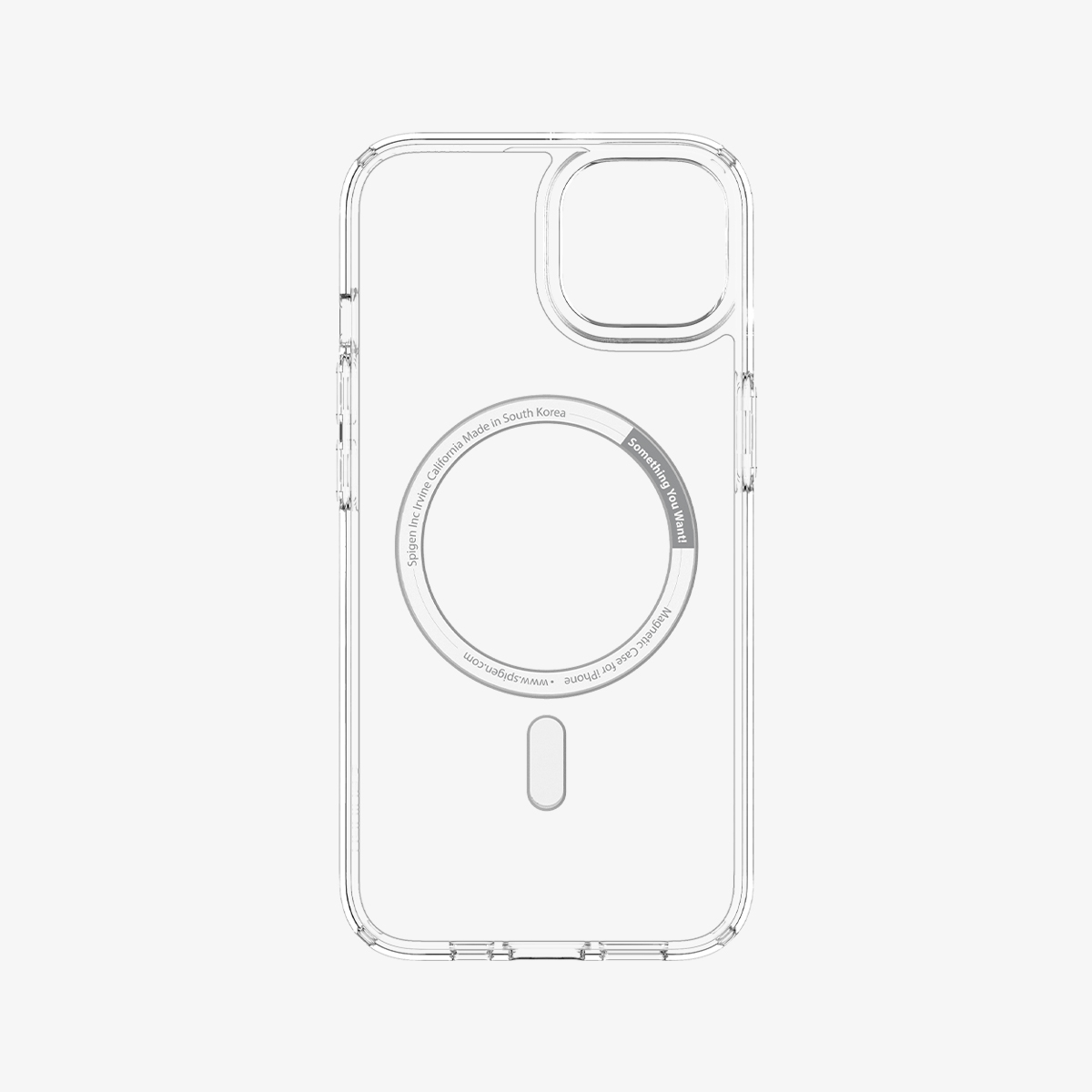 Чехол-накладка Spigen Ultra Hybrid Mag Magsafe для iPhone 13 / ACS03528 (белый) — фото 2