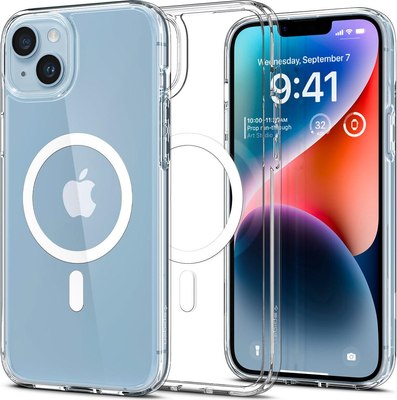 Чехол-накладка Spigen Ultra Hybrid Mag Magsafe для iPhone 14 / ACS05048 (белый) - 
