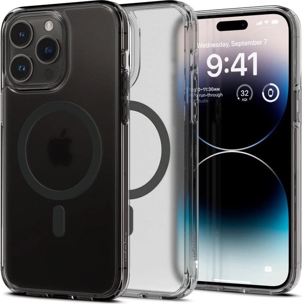 Чехол-накладка Spigen Ultra Hybrid Mag Magsafe для iPhone 14 Pro / ACS05586 (Frost Black)