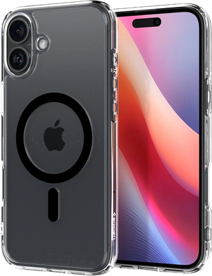 Чехол-накладка Spigen Ultra Hybrid Mag Magsafe для iPhone 16 / ACS08206 (Black) -