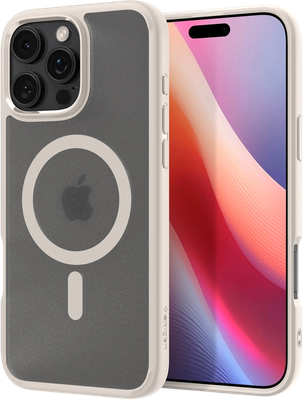 Чехол-накладка Spigen Ultra Hybrid Mag Magsafe для iPhone 16 Pro / ACS08138 (Frost Natural Titanium) -