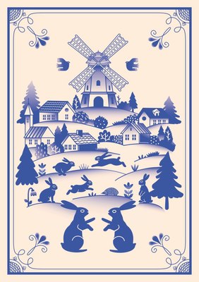 

Записная книжка, Жили-были. Гжель Зайчики / 9785042136030