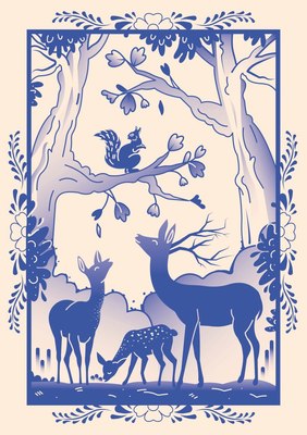 

Записная книжка, Жили-были. Гжель Олененок / 9785042139055