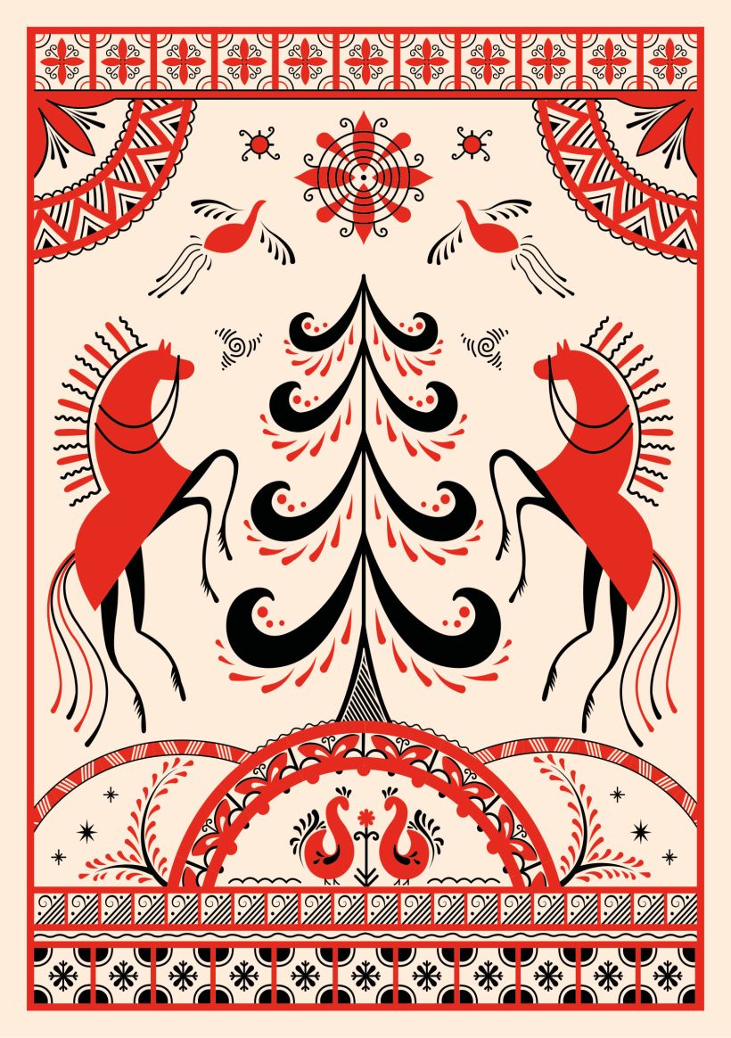 Записная книжка Эксмо Жили-были. Мезенская роспись Кони / 9785042130922