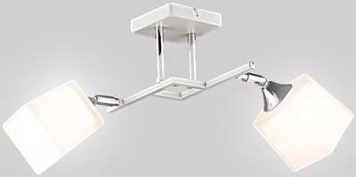 Бра Aitin-Pro НПБ 02-2x60-101 / N6646/2 (белый/хром) -
