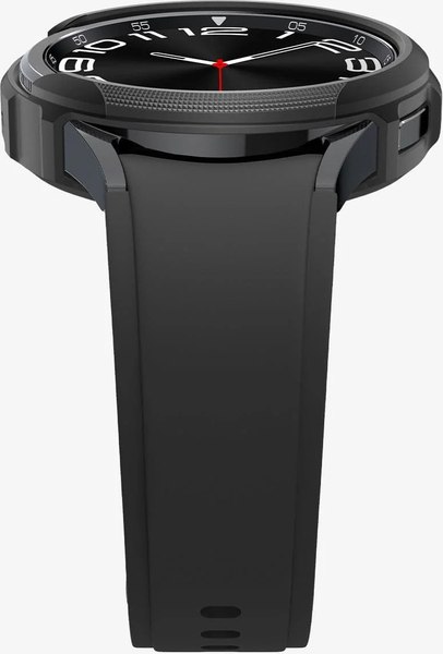 Защитный чехол для умных часов Spigen Liquid Air для Samsung Galaxy Watch 6 Classic 43мм / ACS06395 (Matte Black)