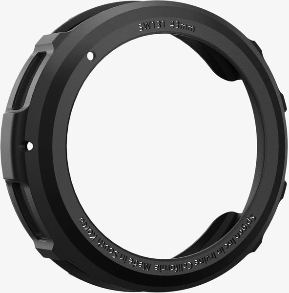 Защитный чехол для умных часов Spigen Liquid Air для Samsung Galaxy Watch 6 Classic 43мм / ACS06395 (Matte Black)