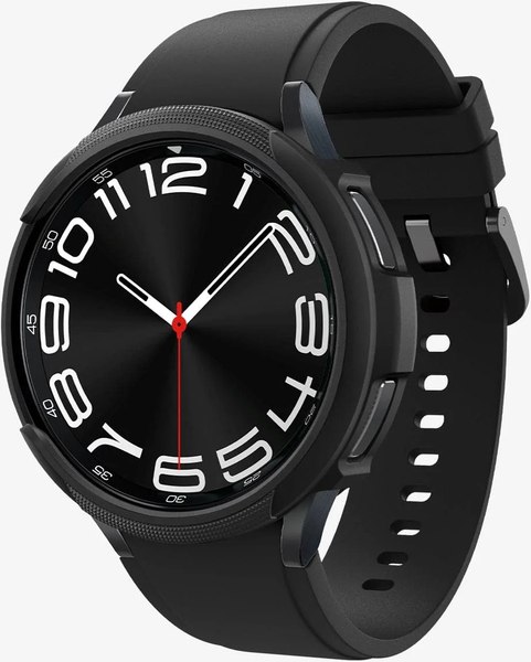 Защитный чехол для умных часов Spigen Liquid Air для Samsung Galaxy Watch 6 Classic 43мм / ACS06395 (Matte Black)