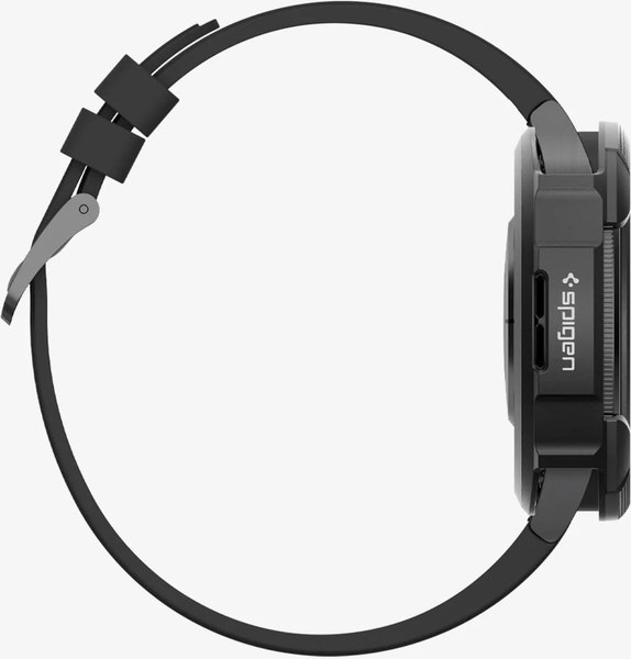 Защитный чехол для умных часов Spigen Liquid Air для Samsung Galaxy Watch 6 Classic 43мм / ACS06395 (Matte Black)