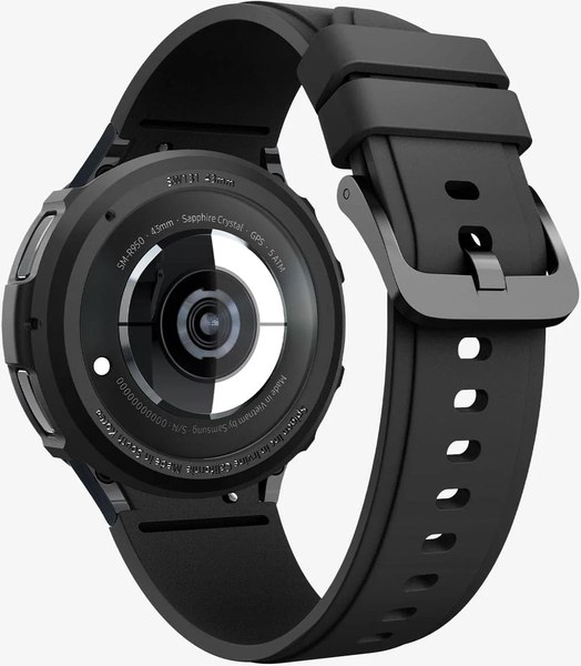 Защитный чехол для умных часов Spigen Liquid Air для Samsung Galaxy Watch 6 Classic 43мм / ACS06395 (Matte Black)