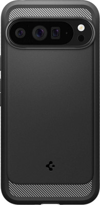 Чехол-накладка Spigen Rugged Armor для Google Pixel 9 Pro XL / ACS07719 (Matte Black) -