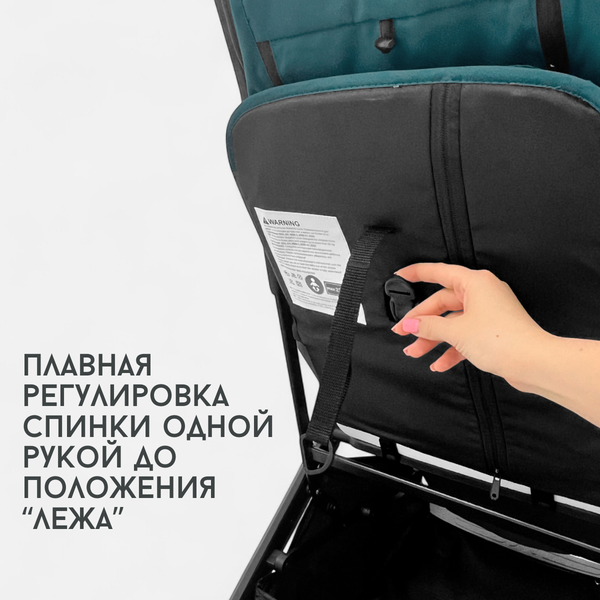 Детская прогулочная коляска Bubago Luna / BG 154-2 (синий)