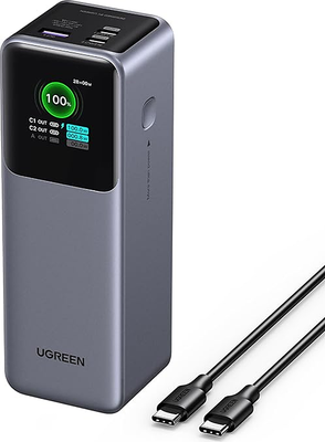 Портативное зарядное устройство Ugreen PB722 / 35525B (серый космос) - 