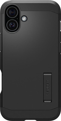 Чехол-накладка Spigen Tough Armor Mag Magsafe для iPhone 16 Plus / ACS08085 (Black) -