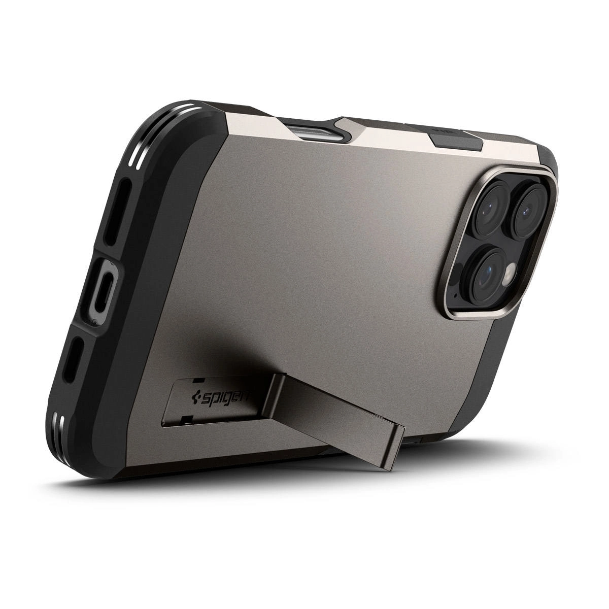 Чехол-накладка Spigen Tough Armor Mag Magsafe для iPhone 16 Pro / ACS08145 (Gunmetal) — фото 5