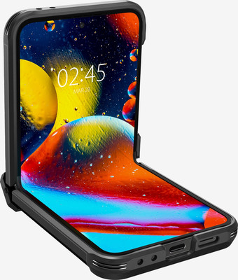 Чехол-накладка Spigen Tough Armor Pro для Galaxy Z Flip 6 / ACS07849 (черный) -