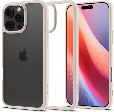Чехол-накладка Spigen Ultra Hybrid для iPhone 16 Pro Max / ACS08385 (Natural Titanium) -