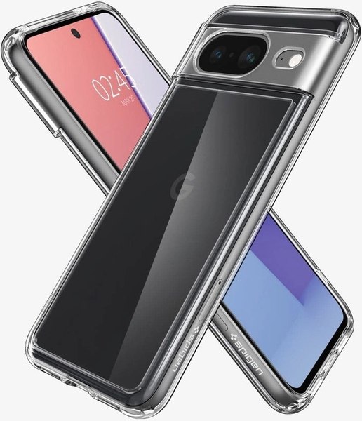 Чехол-накладка Spigen Ultra Hybrid для Google Pixel 8 / ACS06278 (Crystal Clear)